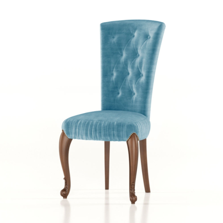 Стул Мебус GENEVA 530х550х1100 дуб, одесса/платина, ткань Solo Velvet - 1