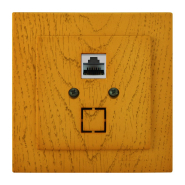 Розетка Nilson Touran компьютерная дуб, 24251044