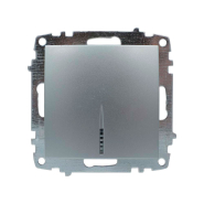 Вимикач EL-BI ZENA, 1 кл., з підсвічуванням, (механізм), срібло, 609-011000-211