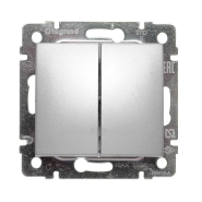 Перемикач на два напрямки 2кл. LEGRAND Valena, 770108, алюміній