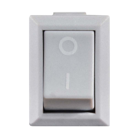 Переключатель 1 клав. серый KCD1-101Grey/Grey, АСКО-УКРЕМ, A0140040051 - 2