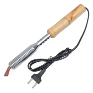 Паяльник 200Вт деревянная ручка TLW-200W угловое медное жало