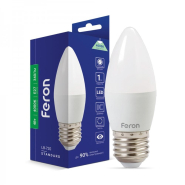 Лампа світлодіодна Feron LB-720, 4 Вт, 4000K, E27, 220 В, C37, 5043