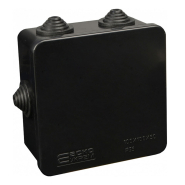 Коробка распределительная АСКОУКРЕМ UAtmo, 100х100х50, IP55, чёрная, A0150170033