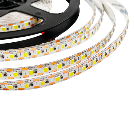 Светодиодная лента белая Biom ST-5-2835-120-CW-20, 5V, 8W, 120LED/m, 500Lm/m, негерметичная
