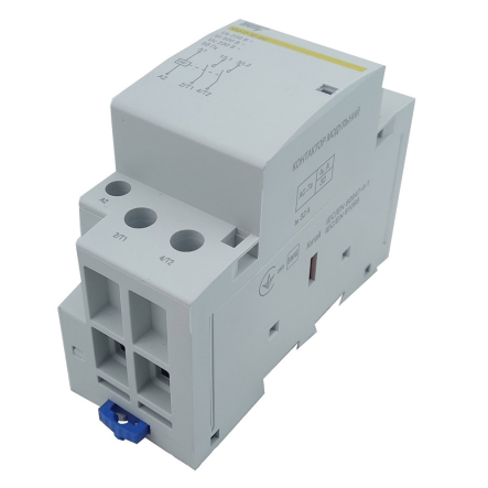 Контактор модульный TechnoSystems КМ-2-32-20 32А 230AC 2NO 2р 2мод., TNSy5503820 - 1