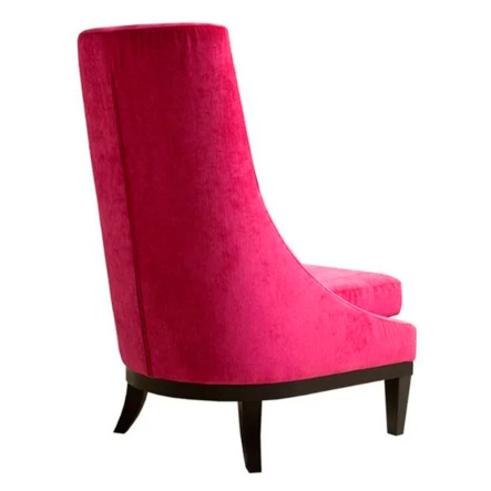 Кресло Sits Ginerva 65x85x103/43, ткань Elyot E0709 Pink, ножки dark brown - 6