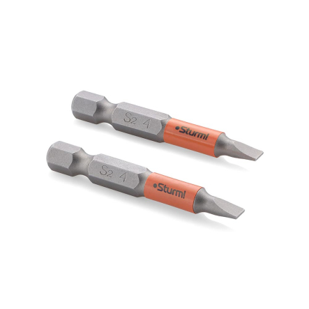 Набор бит S2 SL4*50mm Tamper 2шт Sturm 1275401 - 1