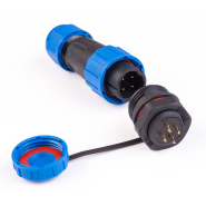 Коннектор влагозащитный SP-16 4pin, TAKEL
