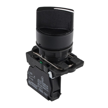 Кнопка поворотна 2-х позиционная. Стандная ручка, TB5-AD21, АСКО-УКРЕМ A0140010156 - 1