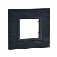 Рамка Schneider Electric Uniсa Class 1-я, чорный камень, MGU68.002.7Z1