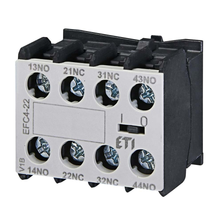 Блок-контакт ETIMAT EFC4-22 (2NO+2NC) для 4Р СЕС, 4641544 - 1