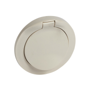 Лицьова панель розетки LEGRAND Celiane, 067827, 2К+З з кришкою, IP44, німецький стандарт, слонова кістка