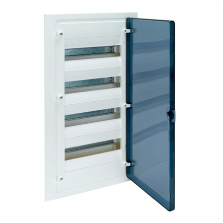 Щит внутренний пластиковый Hager GOLF VF412TD, 48 модулей, IP30, прозрачные двери (4х12) - 1