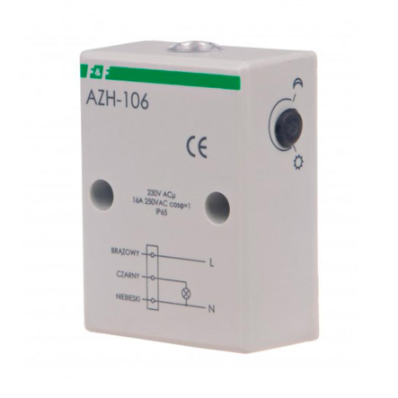 Реле сумеречное F&F AZH-106, 16А, IP65 Реле сумеречное F&F AZH-106, 16А, IP65