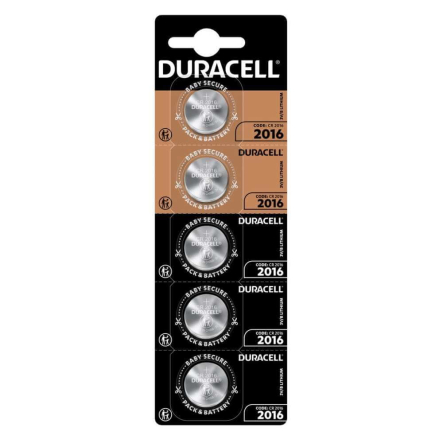 Батарейка Duracell DL2016 3V таблетка, ціна за блістер 5шт., Поштучно не продаємо!! 5010979 - 1