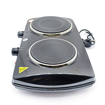 Электроплитка МРИЯ 5854, 2х конфорочная, стеклокерамика 2,1 кВт, черная Электроплитка МРИЯ 5854, 2х конфорочная, стеклокерамика 2,1 кВт, черная