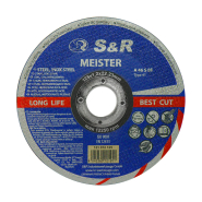 Круг отрезной по металлу, нержавеющая сталь S&amp;R Meister 125х1,2х22,2мм, 131012125