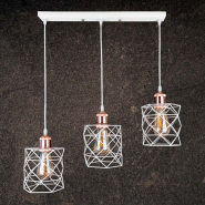 Люстра подвес LEVISTELLA 756PR105F-3 WH+RG (500)
