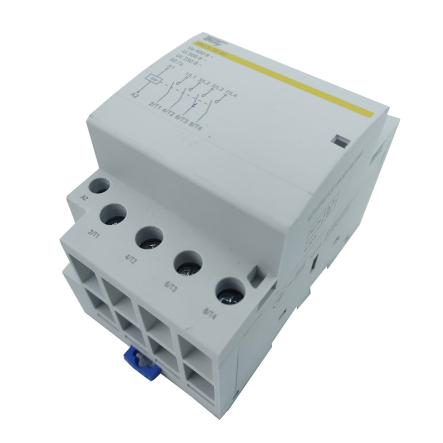 Контактор модульний TechnoSystems КМ-3-32-40 32А 230AC 4NO 4р 3мод., TNSy5503887 - 1