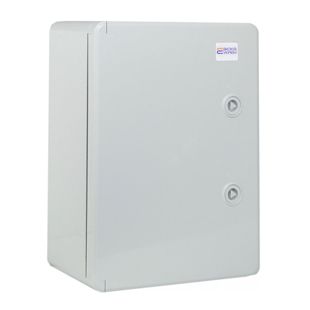 Корпус АБС-пластик АСКО-Укрем, ударостойкий, с монтажной панелью, непрозрачные дверки, 25*35*15, ІР65, A0270010017 - 1