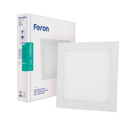 Светильник светодиодный FERON AL511-1, 24W, 4000K, 1440Lm, квадратный, встраиваемый, 290x13,5мм, 7578