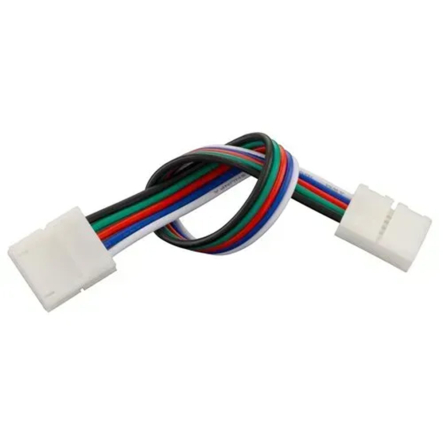 Конектор для світлодіодних стрічок SC-22-SW-15-5 10mm RGBW 2joints wire (дріт-2 затискач) - 1