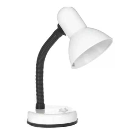 Настільна лампа Lemanso LMN094, 20W, E27, з вимикачем, біла - 1