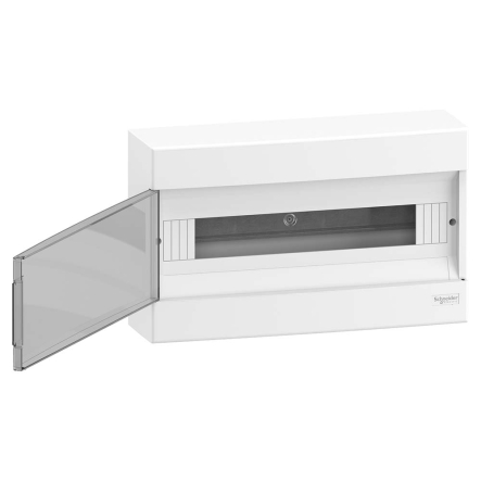 Щит пластиковый Schneider Electric Easy9 EU, навесной, дымчатые двери 1ряд /18м, EZ9EUC118