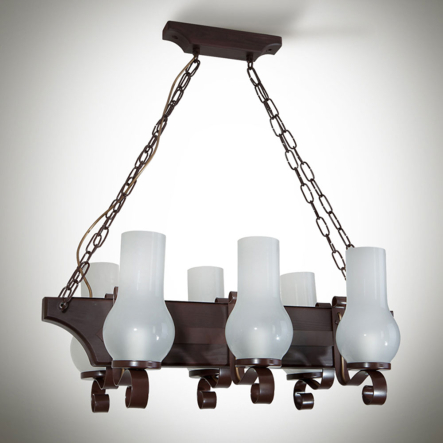 Люстра N&B Light "ТРАКТИР" 14909, 6хЕ14, 360х700 мм - 1