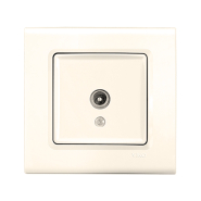 Розетка TV VIKO LINNERA, 90401010, крем