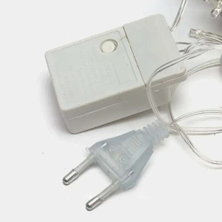 Гирлянда LED "Нить" от сети 25м, 300LED прозрачный шнур RD-7145, Белая