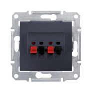 Розетка аудио Schneider Electric Sedna, графит, SDN5400170