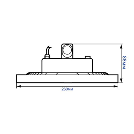 Светильник промышленный LED Feron AL1004, 150W, 6500К, ІР65