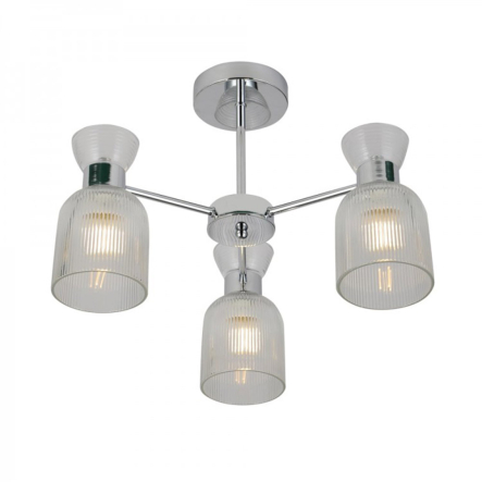 Світильник Ardero BL1630-3ARD SHARLOTT, під лампу E14х3, ⌀475х330мм, хром - 1