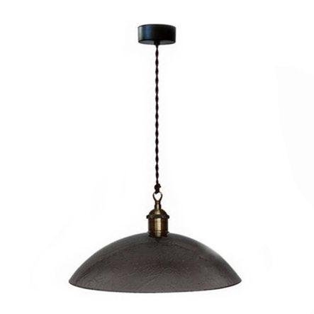 Світильник підвісний ДеКоРа Граніт, 1х60 Вт, Е27, D300, 26430-1 ЕКО, чорний - 1