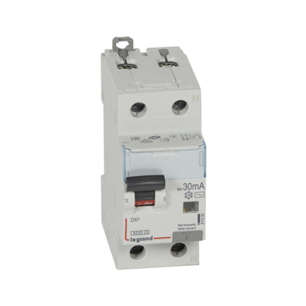 Диференциальный автоматический выключатель DX3 1П+Н C 25A 30mA-AC Legrand 411004 - 1
