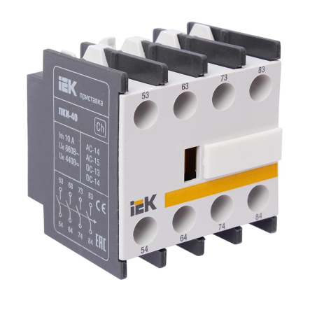 Приставка IEK ПКИ-40 4з. KPK10-40 - 1