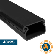 Канал кабельный 40х25 Professional, черный (60), 164846