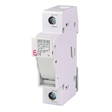 Утримувач запобіжника ЕТІМАТ EFH10 1P, 25А, 1000V DC, 2540201 - 1