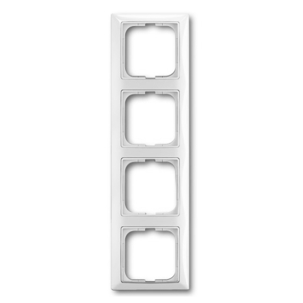 Рамка четверная АBB Basic 55, 2514-94-507, белый - 1