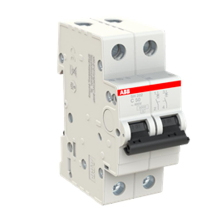 Автоматический выключатель ABB SH202-С50, 2P, 50А, 2CDS212001R0504