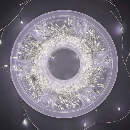 Гирлянда LED Нитка LED900 30м, + пульт, USB, Белый свет - 1