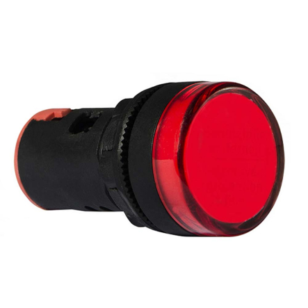 Сигнальная арматура АСКО-УКРЕМ AD22-22DS 12V AC/DC, красная, A0140030163