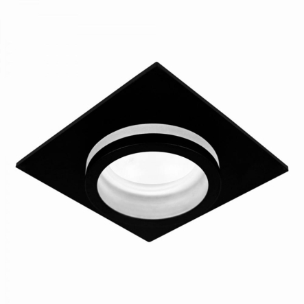 Светильник точечный встраиваемый Ardero DL2816, GX5,3, квадрат, чёрный