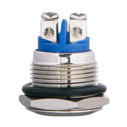 Кнопка металлическая АСКО-УКРЕМ TY 16-231A Scr 1NO 220V винтовое соединение, A0140010085