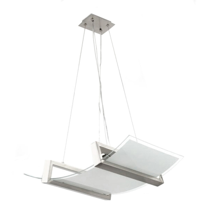 Подвес ALFA 12582 NEVA NIKIEL, 2хE27х60W, 670х885 мм - 1