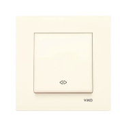 Выключатель 1 кл., реверсивный, промежуточный, VIKO KARRE, 90960131, крем