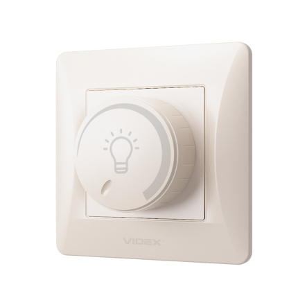 Диммер LED VIDEX BINERA 200 Вт,, кремовый, VF-BNDML200-CR - 3