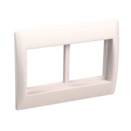 Рамка и суппорт Праймер, для для кабель-каналов на 4 модуля, 75мм, IEK, CKK-40D-RSU4-075-K01 - 1